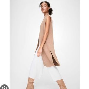 XS beige Wilfred formal sweater vest (brand new condition)